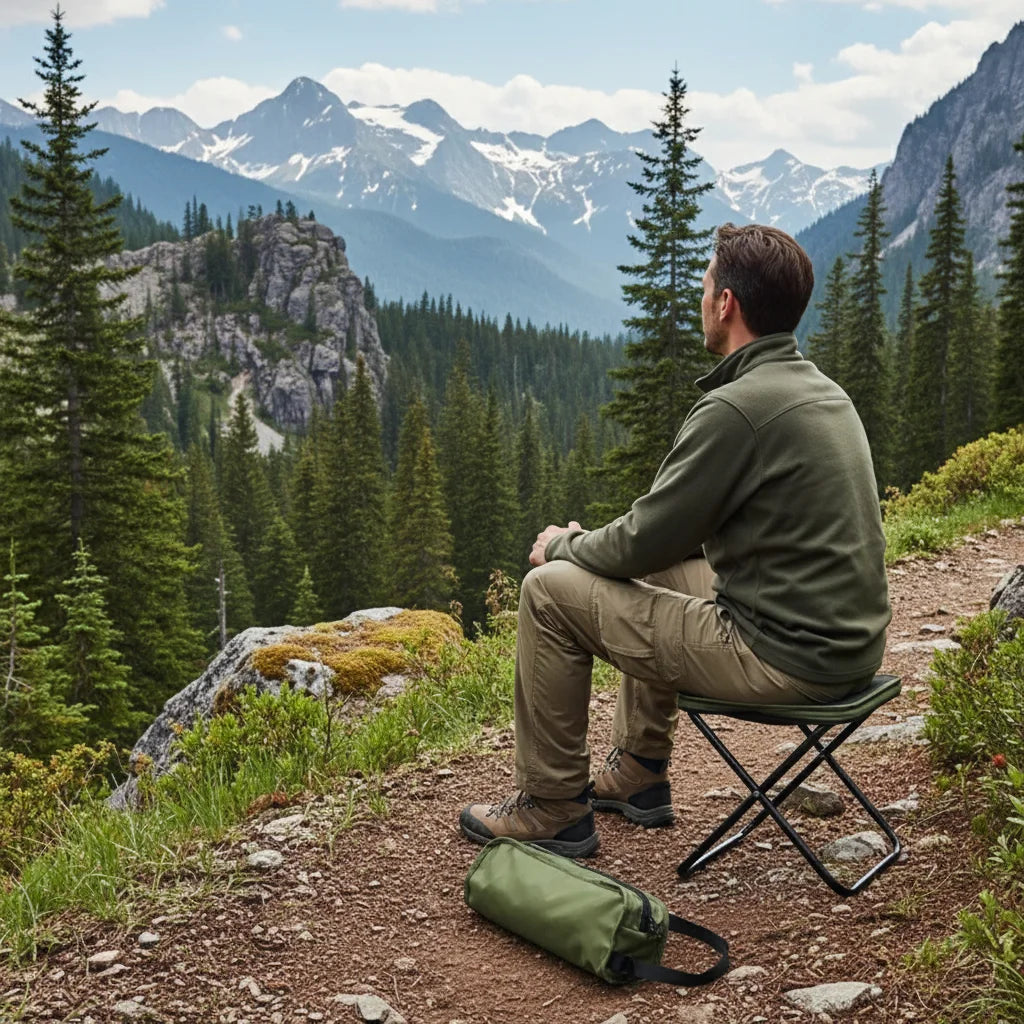 PORTY™️ Compact Backpack Stool