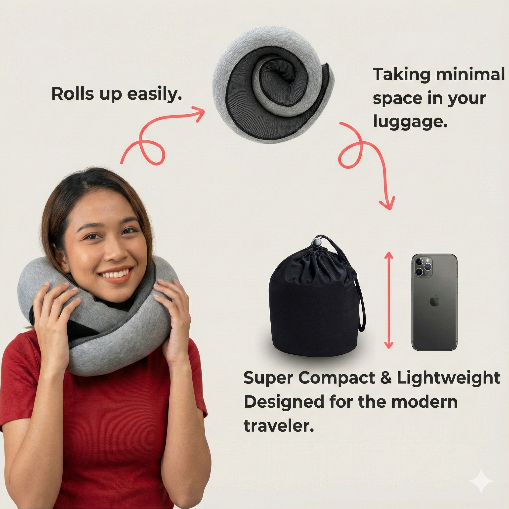 NeckHugs™️ Travel Pillow